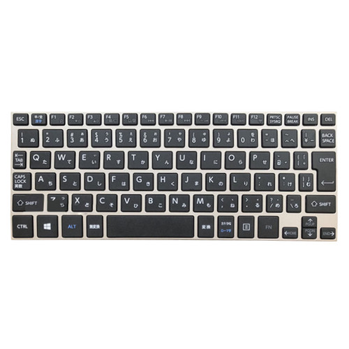 Laptop Keyboard For Toshiba Dynabook N51/V N51/VG NZ41/TG NZ51/TG NZ51/VG NZ61/TG NZ61/VG PN51VGP-NJA PNZ41TG-NWA PNZ51TG-NWA PNZ51VG-NJA PNZ61TG-NWA PNZ61VG-NJA Japanese JP JA Black With Frame Used