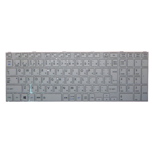 Laptop Keyboard For Toshiba Dynabook EX/47EWHT EX/47FWHT EX/47GWHT EX/47HBKT EX/47HWHT PAEX471ESTWT PAEX472FSTWT PAEX473GSPWT PAEX473HSWBT PAEX473HSWWT Japanese JP JA White With Frame New