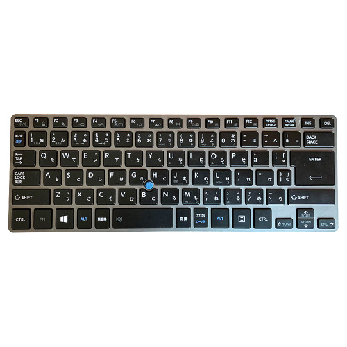 Laptop Keyboard For Toshiba Dynabook R64/A R64/P R64/T R64/U R64/W5K R644/K R644/M R644/W5K PR64ABAB6E7AD11 PR64ABAB4E7AD11 PR64AFAB637AD11 PR64AFAB437AD11 Japanese JP JA Black With Pointing Without Backlit New