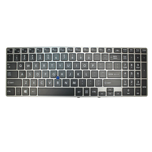 Laptop Keyboard For Toshiba Dynabook R654/K R654/M R654/W6K PR654KAN1E7AD31 PR654KAA6E7AD31 PR654MAX6E7AD31 PR654MAX4E7AD31 PR65426KNDSW PR65426KNESW English US Black With Pointing&Backlit New