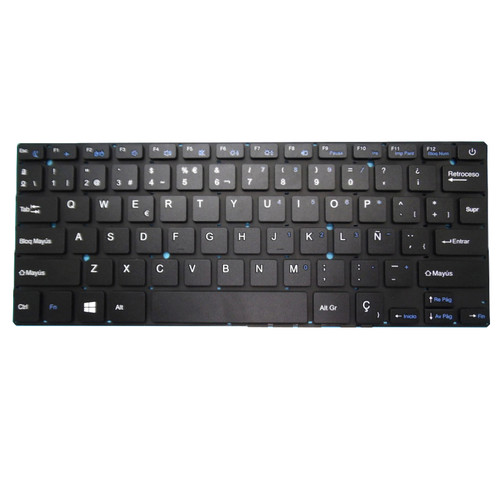 Laptop Replacement Keyboard For EXO Smart Serie C / C tipo S61L Serie E / Serie L / Serie M / Serie P / Serie T Spanish SP Black Without Frame New