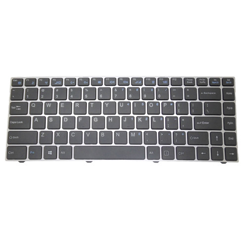 Laptop Replacement Keyboard For EXO Nifty Touch T7181 T7181TV Touch White T5385 T7385 TH5045 TH5045P English US Black With Silver Frame New