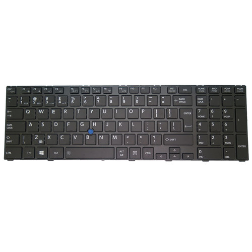 Laptop Keyboard For Toshiba Tecra A50-A Series A50-A-12M A50-A-12Z A50-A-12N A50-A-12P A50-A-151 A50-A-15R A50-A-19J A50-A-1DG A50-A-1EE A50-A-1FP A50-A-1EH International English UI Black Without Backlit 95%New
