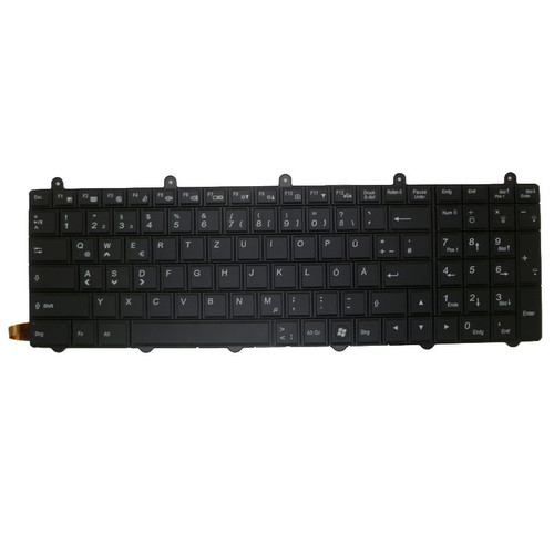 Laptop Keyboard For Insys G.Force P1170EM German GR Black Frame New