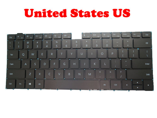 Laptop Keyboard For HUAWEI MateBook D 14 AMD Nbl-WAQ9R Black United States US