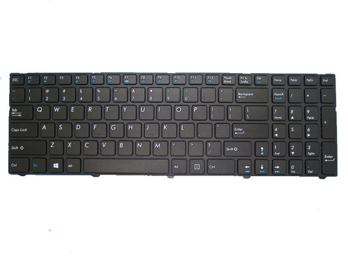 Laptop Keyboard For MEDION AKOYA P6402 MD60800 United States US Black With Frame