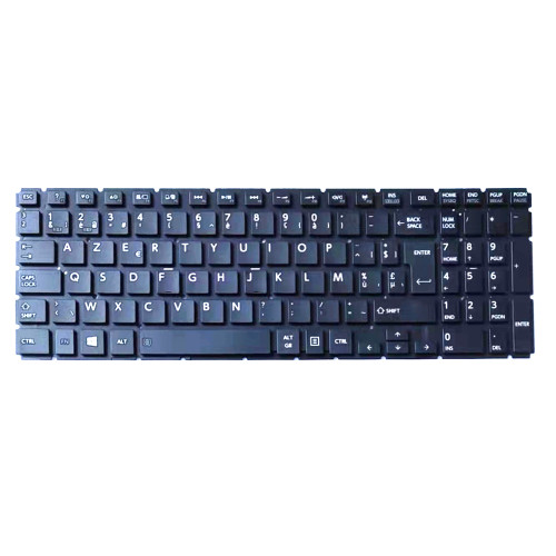 Laptop Keyboard For Toshiba Satellite L50D-B L50DT-B L50DT-B-006 L50D-B-124 L50D-B-136 L50D-B-13C L50D-B-13P L50D-B-13Q L50D-B-140 L50D-B-146 Belgium BE Black Without Backlit New