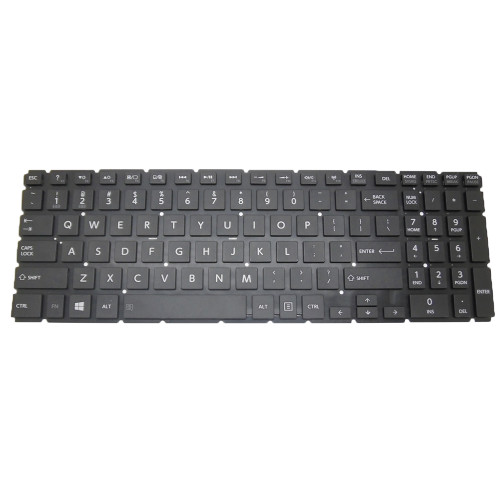 Laptop Keyboard For Toshiba Satellite S50-B S50D-B S50T-B S50D-B-102 S50T-B-10H S50-B-11X S50-B-11Z S50-B-120 S50-B-121 English US Black Without Backlit New