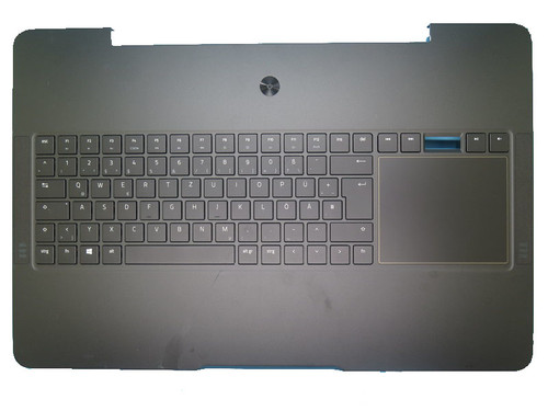 Laptop PalmRest&keyboard For RAZER Blade Pro 17 2016 RZ09-0166 RZ09-01662 RZ09-01662G52 RZ09-0166G53 Black top case with German GR keyboard used
