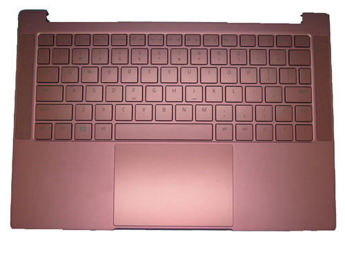 Laptop PalmRest&keyboard For RAZER Blade 13 Pink top case with United States US keyboard used NBLBY-US 12608403 12258154-00 2H-BBYUSR51411