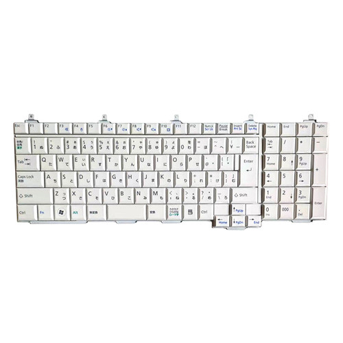 Laptop Keyboard For Fujitsu For LifeBook AH570/5BM AH570/BNM FMVA575BMB FMVA570BNMJapanese JP JA White Used