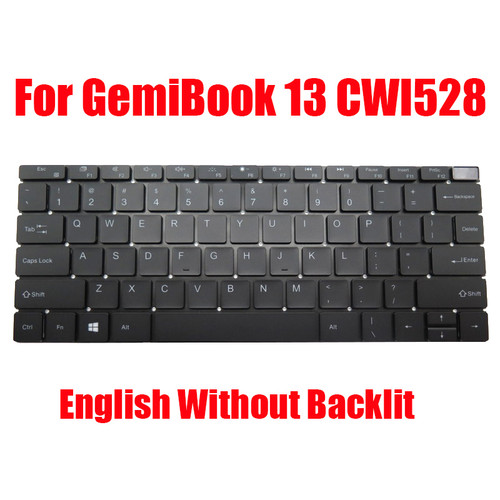 Laptop Keyboard For Chuwi GemiBook 13 CWI528 MB2757001 PRIDE-K3918 English US Black Without Backlit New