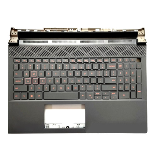 Laptop Palmrest For DELL G15 5510 5511 5515 0V256H V256H With Backlit English US Keyboard Black Upper Case Red Keycaps New