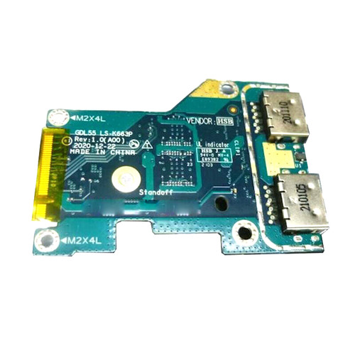 Laptop USB Board For DELL G15 5510 5511 GDL55 LS-K663P 0PXVKJ PXVKJ New