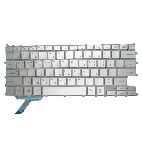 Laptop Keyboard For Samsung NT900X3U 900X3U Korea KR With Backlit Silver New 