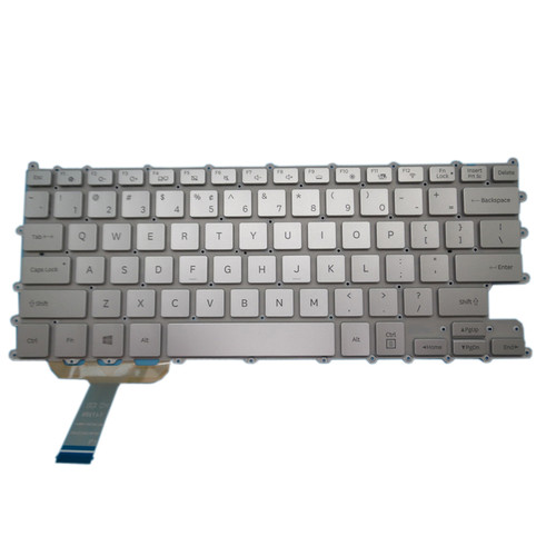 Laptop Keyboard For Samsung NT900X3U 900X3U English US With Backlit Silver New 