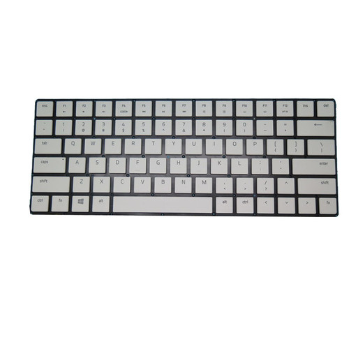 Laptop Keyboard For RAZER Blade 15 Studio Edition 2019 RZ09-03135 RZ09-03135EM3 United States US White Without Frame Used