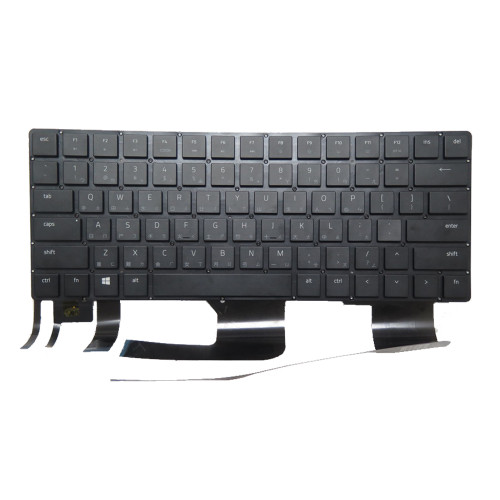 Laptop Keyboard For RAZER Blade 15 12255323-00 2B-BBR04R100 NBLBR Traditional Chinese TW Black Without Frame Used