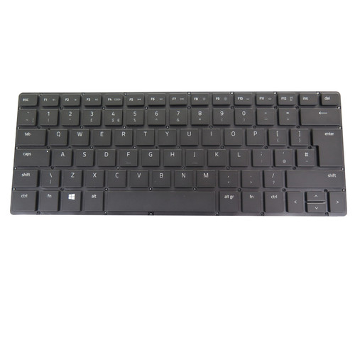 Laptop Keyboard For RAZER Blade Stealth 13 2017 RZ09-0239 RZ09-02393 RZ09-02393W32 RZ09-02394W32 RZ09-02394W31 RZ09-02393W31 United Kingdom UK Black Without Frame Used