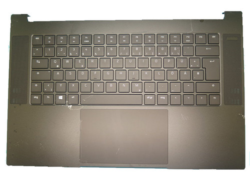 Laptop PalmRest&keyboard For RAZER Blade 15" Base 2019 RZ09-0300 RZ09-03006 RZ09-03006G92 RZ09-03009G76 RZ09-03009G97 Black top case with German GR keyboard used