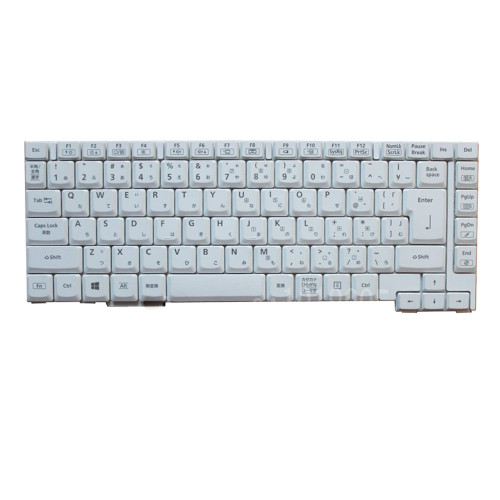Laptop Keyboard For Panasonic Let's note CF-B10 CF-B11 HMB5301CPB1101A SN1312050680 Japanese JP JA White Used