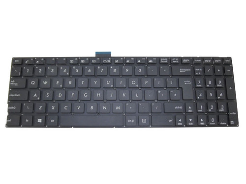 Laptop Keyboard For ASUS X555LA X555LD X555LN X555LP X555LF X555LI X555LB X555LJ X555LNB X555LPB X555LAB X555UB X555UF X555UJ X555YI X555DG X555UA X555YA X555SJ X555DA X555BA X555BP X555QG X555UQ X555QA Without Frame Black UK United Kingdom