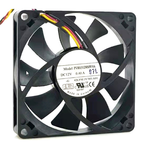 Server Fan For Foxconn PV801512MSPF 0A DJY705-A01 C12V 0.40A 8015 8CM 3PIN New