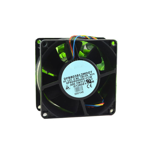 Server Fan For Foxconn DFB803812MDOT 0F6D900009-CCW A00 YW713 0YW713 DC12V 0.8A 78CFM 4PIN New
