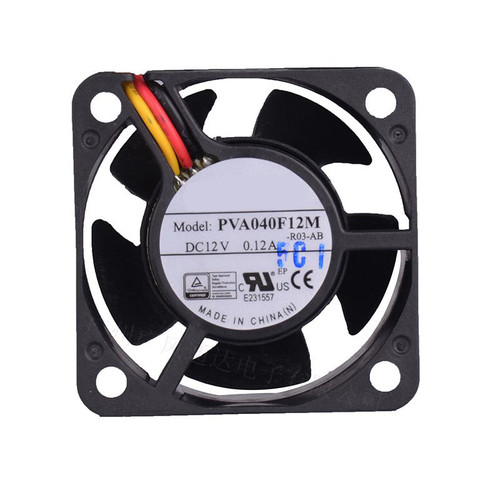 Server Fan For Foxconn PVA040F12M PVA040F12M-R03-AB DC12V 0.12A 3PIN New