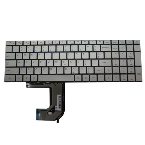 Laptop Keyboard English US MB3501022 XK-HS207 With Backlit Silver New