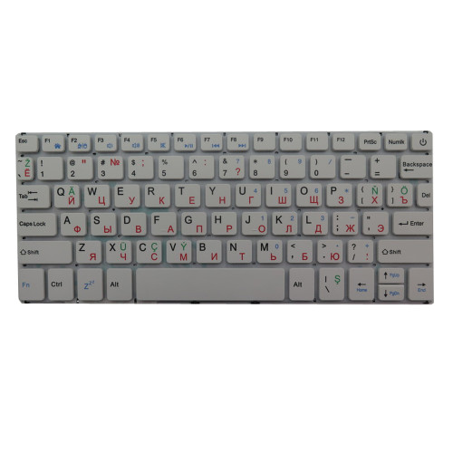 Laptop Keyboard MB23815011 Russia RU Without Frame White New