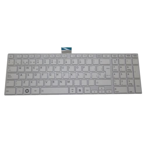 Laptop Keyboard For Toshiba Satellite S70-A S70D-A S70DT-A S70T-A S75-A S75D-A S75DT-A S75T-A Spanish SP White With Frame New