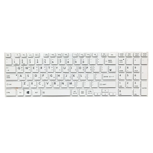 Laptop Keyboard For Toshiba Satellite S70-A S70D-A S70DT-A S70T-A S75-A S75D-A S75DT-A S75T-A Korea KR White With Frame New