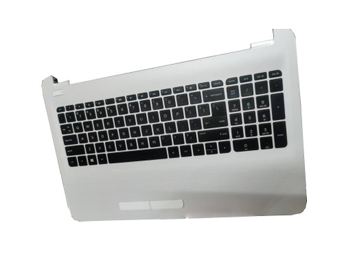Laptop PalmRest&keyboard For HP 15-AC000 15-AF000 15Q-AJ112TX White C Shell US United States Black Keyboard 813976-001