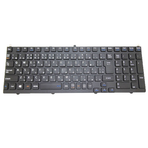 Laptop Keyboard For NEC VersaPro VJ26T/L-M VJ26TL-M PC-VJ26TLZCM PC-VJ26TLZDM PC-VJ26TLZEM PC-VJ26TLZNM Japanese JP JA Black With Frame With Numeric Keyboard Used