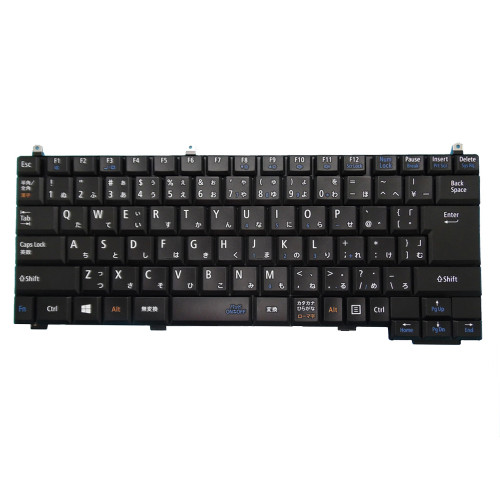 Laptop Keyboard For NEC For VersaPro VJ25L/C-K VJ25LC-K PC-VJ25LCZCK PC-VJ25LCZDK  PC-VJ25LCZEK PC-VJ25LCZNK Japanese JP JA Black Without Frame Used - Linda  parts