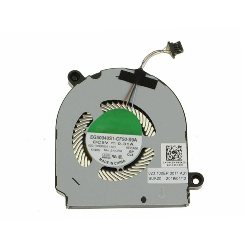Laptop CPU Fan For DELL For Latitude 13 5300 2-in-1 For Latitude 5300 0KC1WR KC1WR EG50040S1-CF50-S9A 023.100EP.0011 A01 DC5V 0.31A New