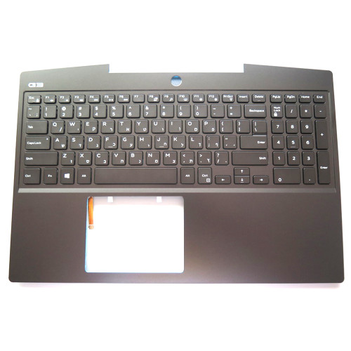 Laptop Palmrest For DELL G3 3590 3500 05DC76 5DC76 01WN78 1WN78 With Backlit Hebrew HB Keyboard Black Upper Case New