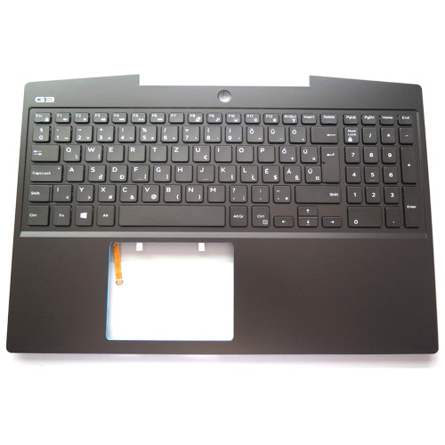Laptop Palmrest For DELL G3 3590 3500 0P0NG7 P0NG7 0GYYCR GYYCR With Backlit Hungary HU Keyboard Black Upper Case New