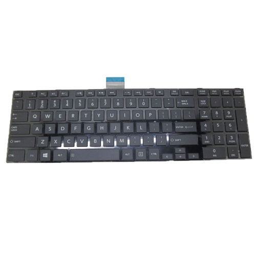 Laptop Keyboard For Toshiba Satellite U50-A U50D-A U55D-A U50t-A U55-A U55DT-A U55T-A U50-A-L4M U50D-A-L5M U50t-A-10E U50t-A-10F U55-ASP5301SL English US Black With Frame New