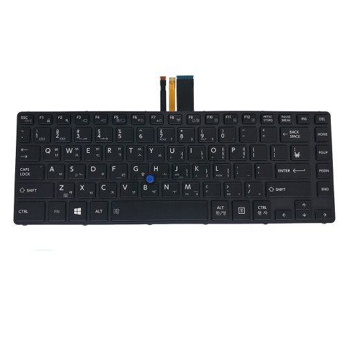 Laptop Keyboard For Toshiba Portege R30-C R30T-C R30-C-00F R30-C-00J PT361A-03U02H PT363C-03500Y PT365A PT365C-00F00G Korea KR Black With Backlit&Pointing New
