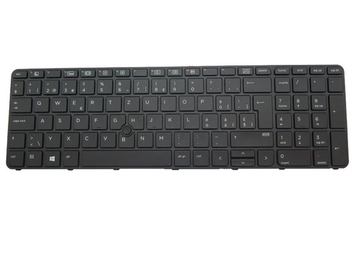 Laptop Keyboard For HP PROBOOK 650 G2 655 G2 650 G3 655 G3 NSK-CZ1BV 9Z.NCGBC.100 841145-BG1 With Pointing Stick With Frame Black Swiss SW