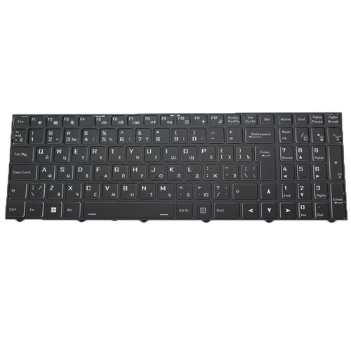 Laptop No Backlit Keyboard For CLEVO PC70DC PC70DD2 PC70DF1 PC70DN2 (PC70DN2 PC70DR PC70DP PC70DS)(-D) Russian RU Black Frame New