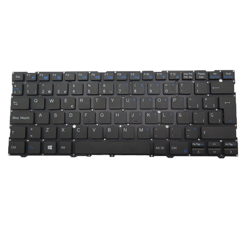 Laptop NO Backlit Keyboard For CLEVO CVM19C5600-430 6-80-L1403-191-1 Spanish SP No Frame