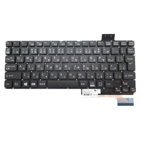 Laptop Keyboard For Fujitsu Stylistic Q506 Q507 Q509 Japanese JP Black Without Frame New