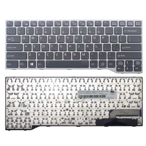 Laptop Keyboard For Fujitsu LifeBook E544 E546 E547 E733 E734 E736 E743 E744 E746 U745 MP-12R83US-D853W English US Black Without Backlit&Pointing Used