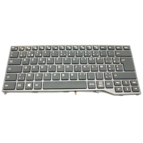 Laptop Keyboard For Fujitsu LifeBook E448 E449 E548 E549 ME14A Belgium BE Black With Backlit Without Pointing New