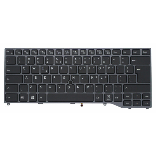 Laptop Keyboard For Fujitsu LifeBook U7410 U747 U748 U749 7U14A1 7U14A2 International English UI Big Enter Black With Pointing New