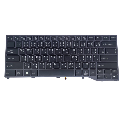 Laptop Keyboard For Fujitsu LifeBook E4411 E5410 E5411 E5412 E5412A ME14A ME14B Thailand TI Black With Backlit New