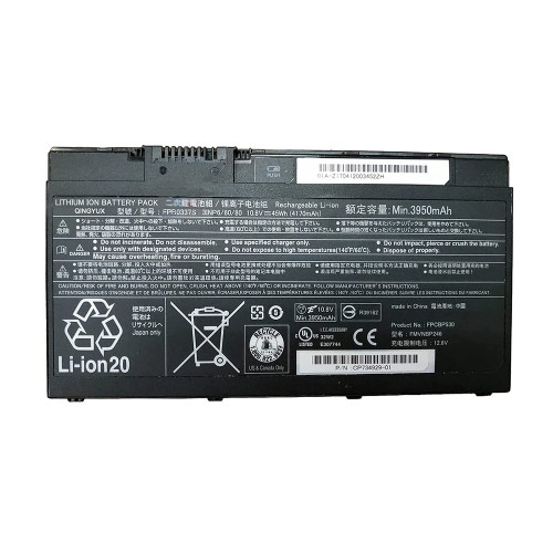 Laptop Replacement Battery For Fujitsu LifeBook P727 P728 U727 U728 U729 U729X 10.8V 45WH 3950mAh New